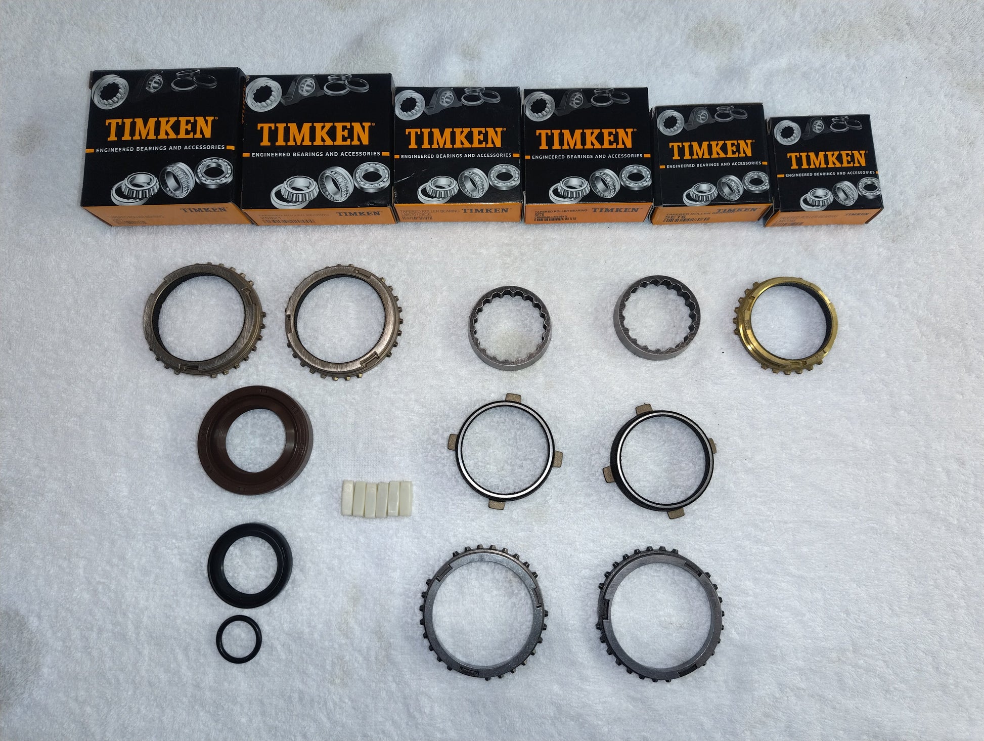 Tremec T5 rebuild with bearings and synchros