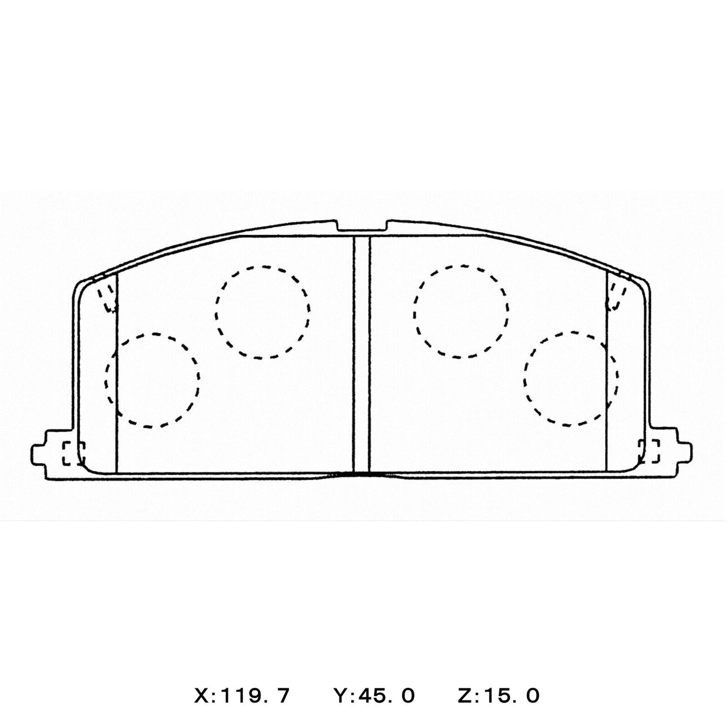 WinmaX W6.5 Race Brake Pads Toyota Corolla Front - Racing Solutions