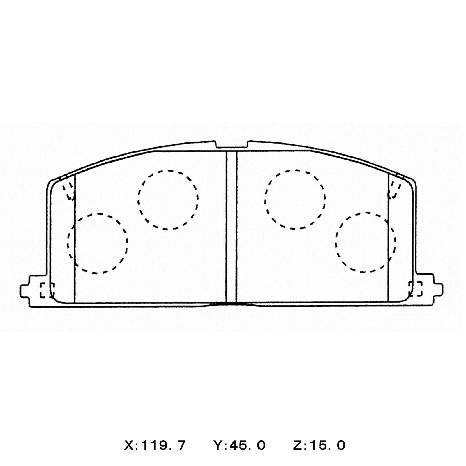 WinmaX W6.5 Race Brake Pads Toyota Corolla Front - Racing Solutions