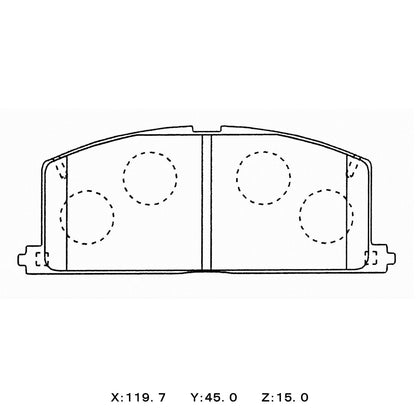 WinmaX W6.5 Race Brake Pads Toyota Corolla Front - Racing Solutions