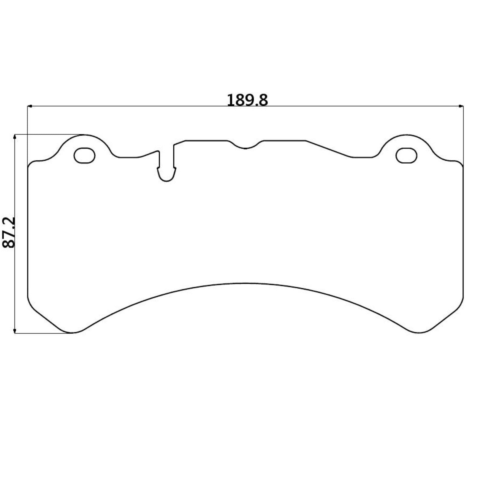 WinmaX W7 Race Brake Pads Brembo 6 pot GT Performance caliper RD57