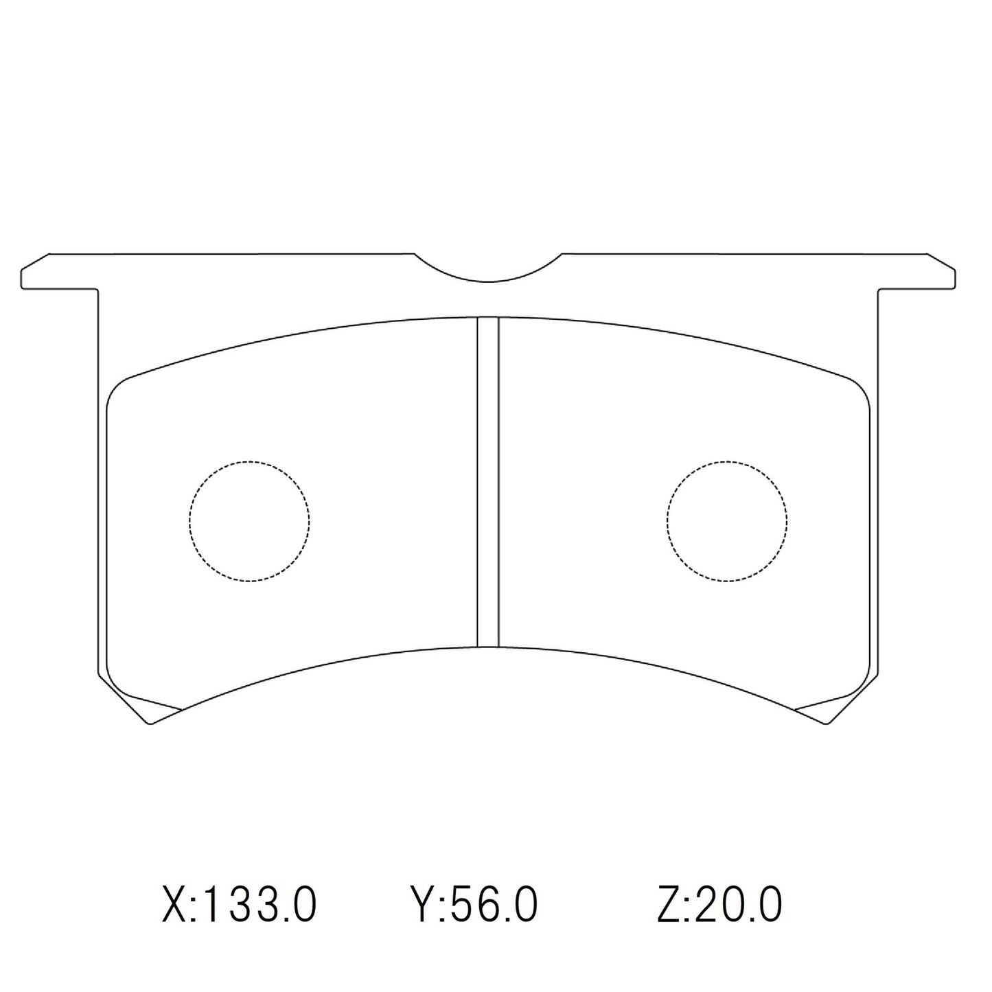 OEM upgrade brake pads for performance minded drivers.
Performance pads, not track pads. AP 4 piston CP8350