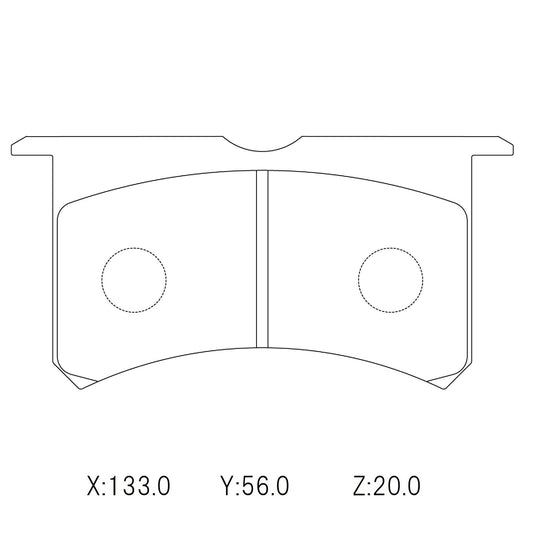 OEM upgrade brake pads for performance minded drivers.
Performance pads, not track pads. AP 4 piston CP8350