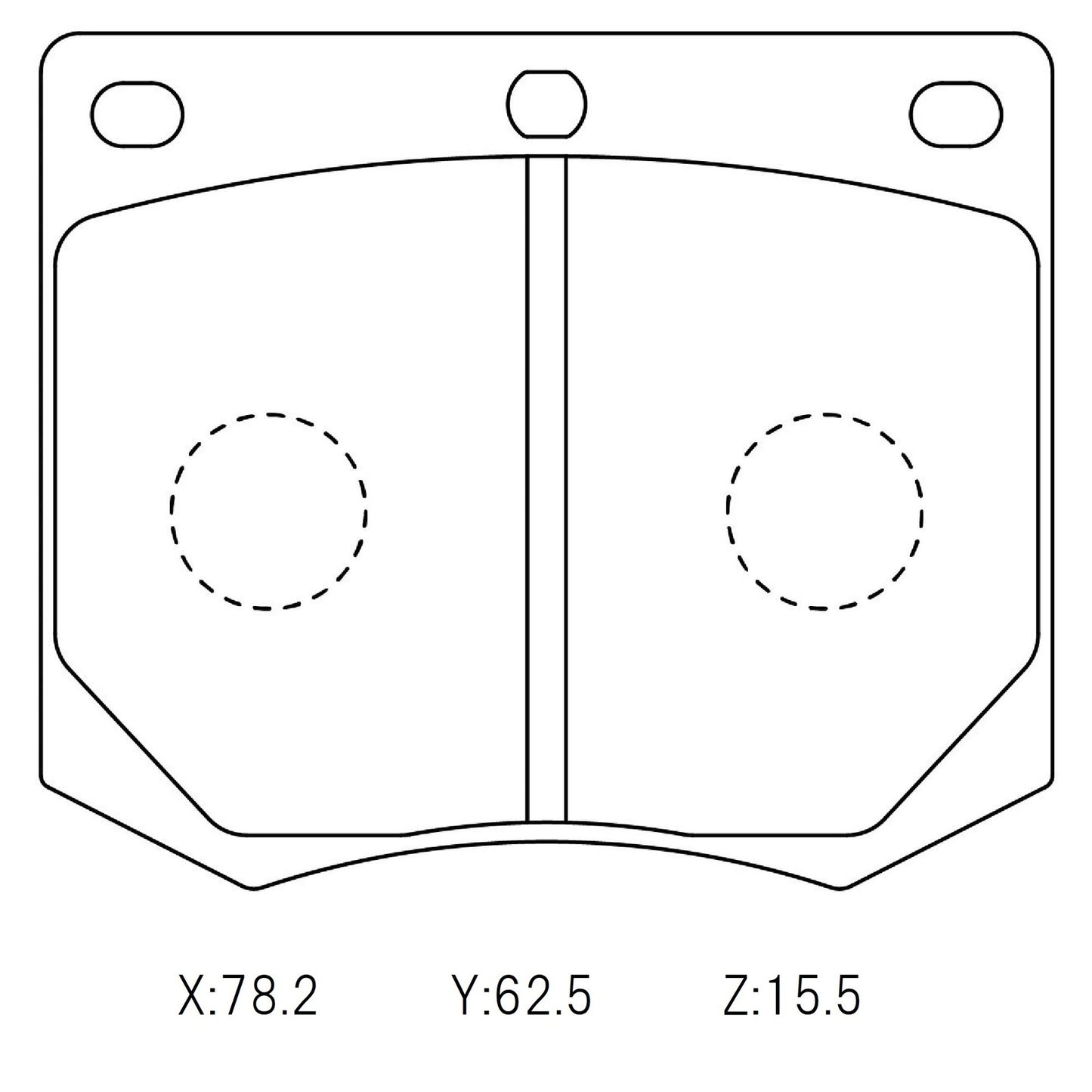 WinmaX W7 Race Brake Pads Ford Capri / Cortina / Escort Front