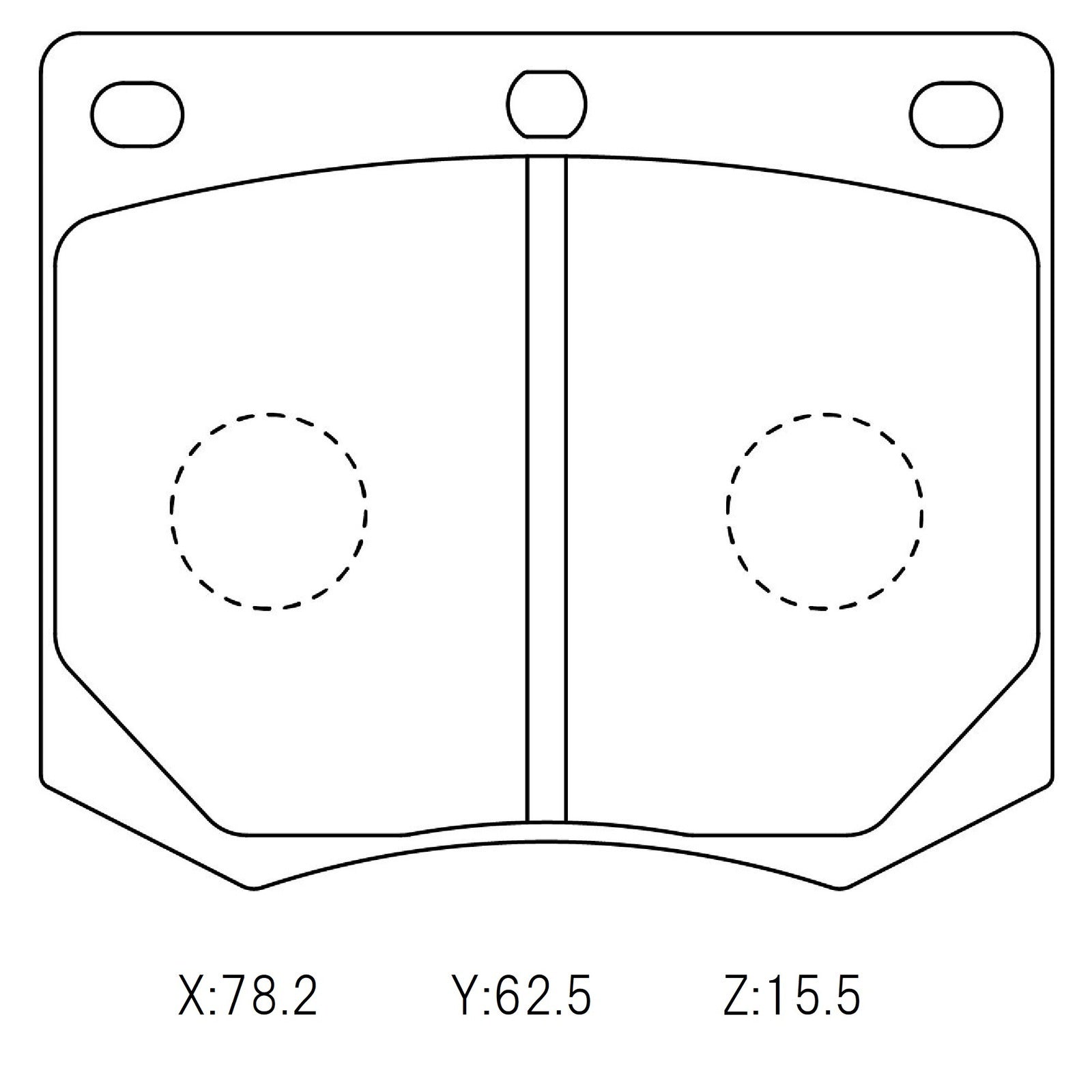 WinmaX W7 Race Brake Pads Ford Capri / Cortina / Escort Front