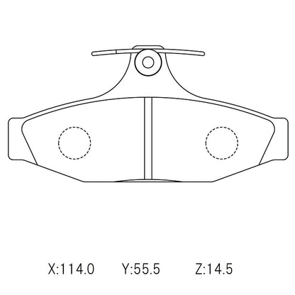 WINMAX W5 Performance Rear Brake Pads VB VC VH VK VL VN VR VS Commodore & AU Falcon (DB1086)