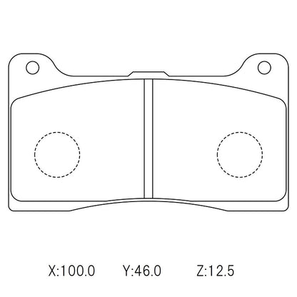 WinmaX W7 Race Brake Pads Wilwood 7812 & 7816 plates
