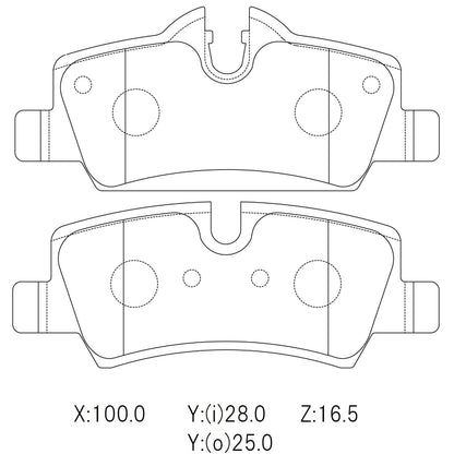 WinmaX W1 Street Performance Brake Pads MINI F56 Rear