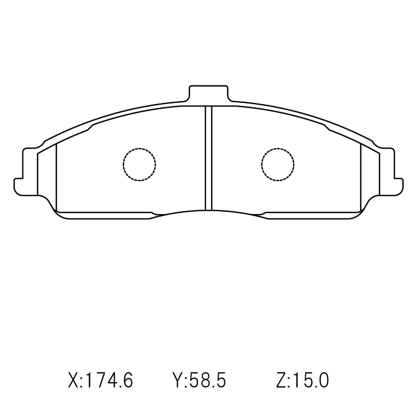 WinmaX W5 Performance Trackday Brake Pads Holden Commodore / Corvette C6 Front