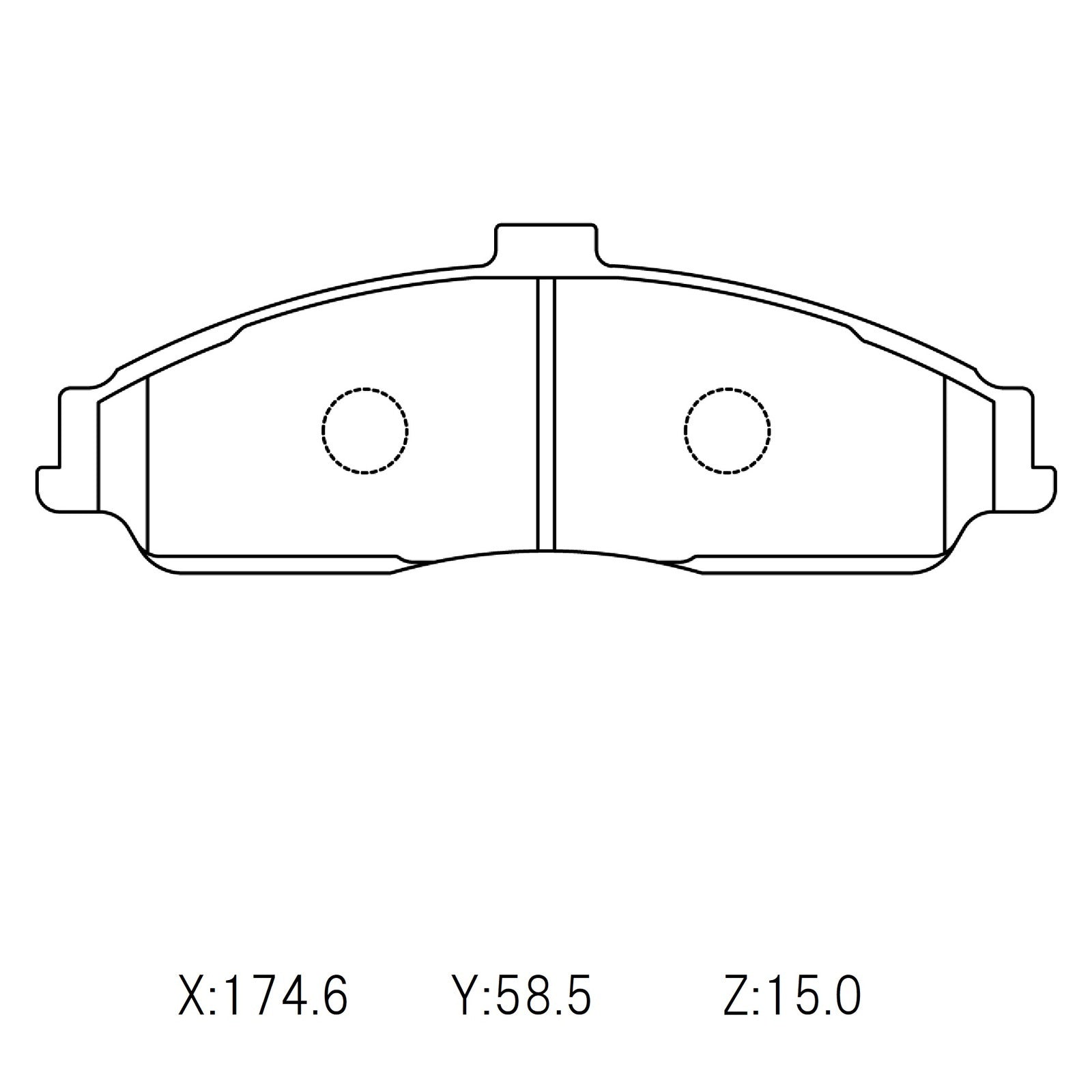 WinmaX W5 Performance Trackday Brake Pads Holden Commodore / Corvette C6 Front