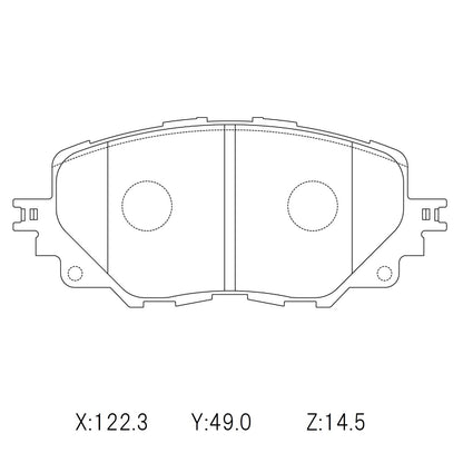 WinmaX W1 Street Performance Brake Pads Mazda MX5 ND Front