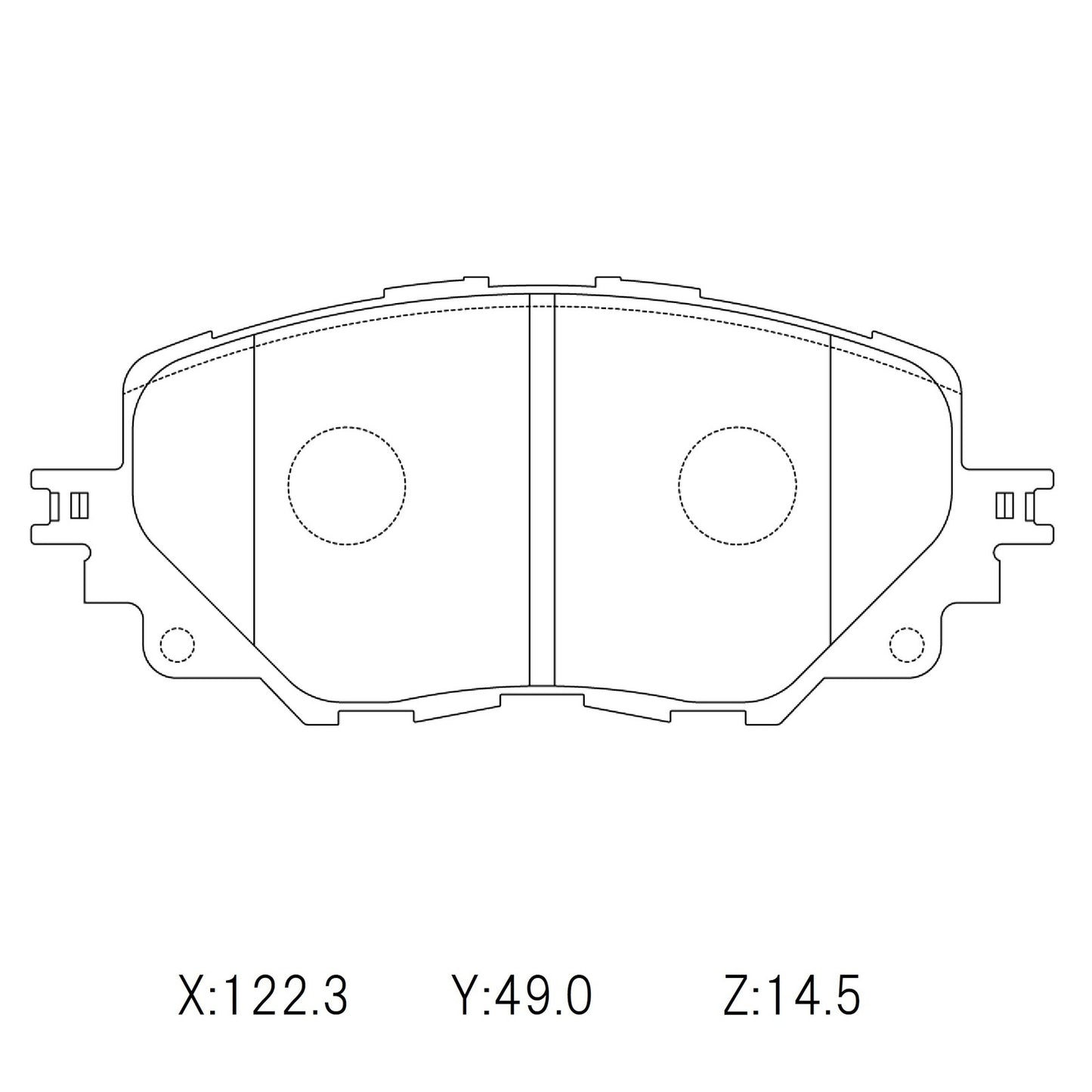 WinmaX W3 Performance Trackday Brake Pads Mazda MX5 ND Front