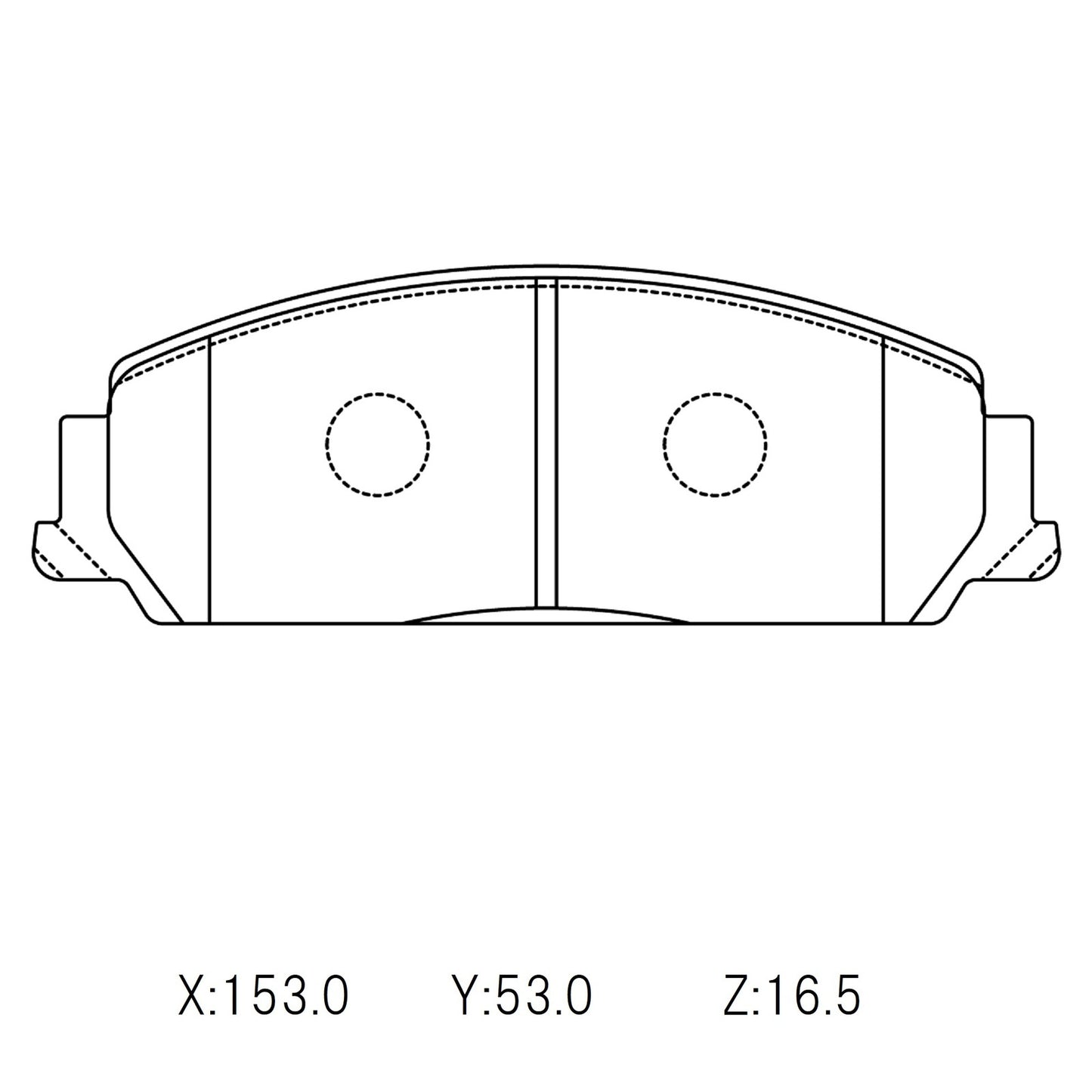 WinmaX W1 Street Performance Brake Pads Holden VE Commodore Front