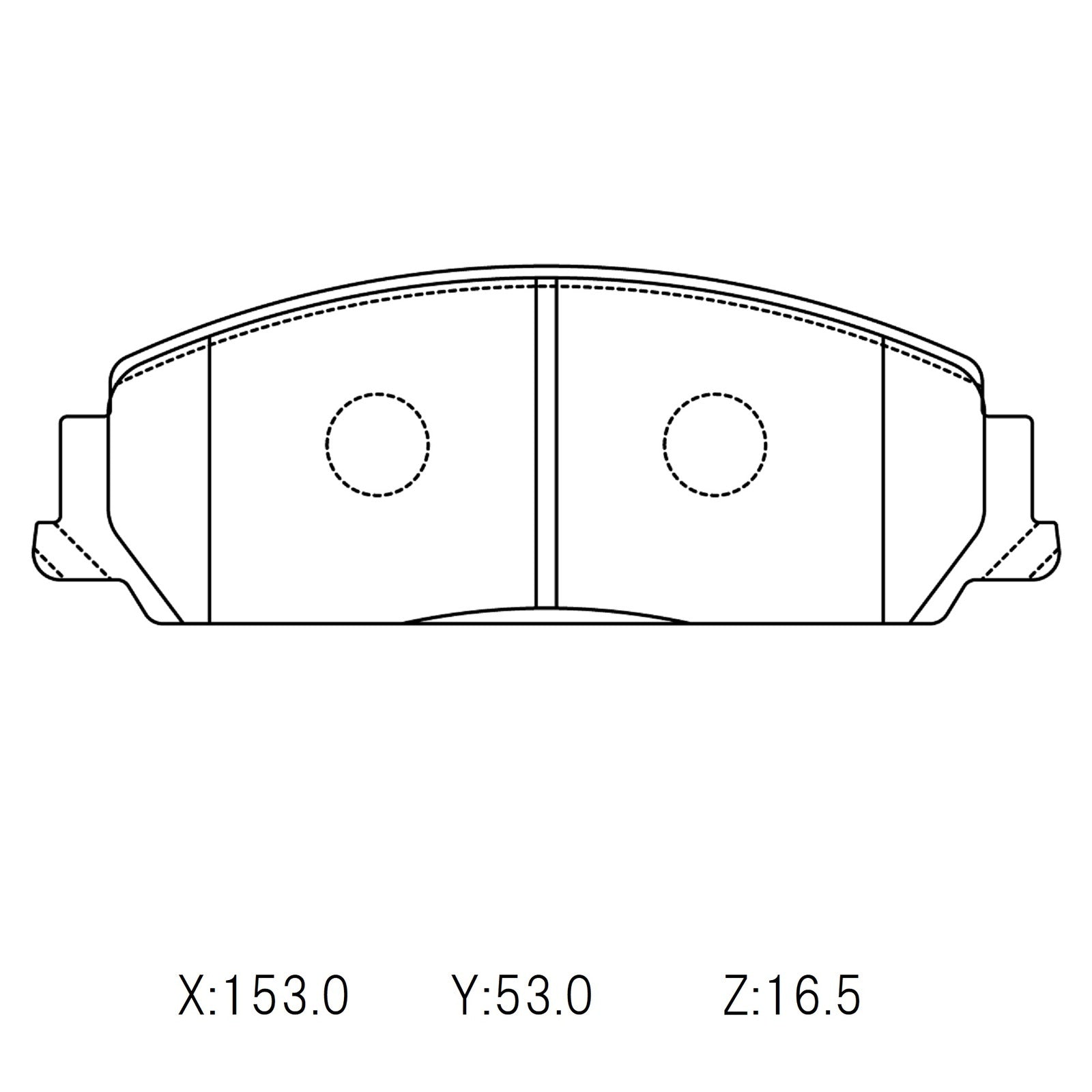 WinmaX W1 Street Performance Brake Pads Holden VE Commodore Front