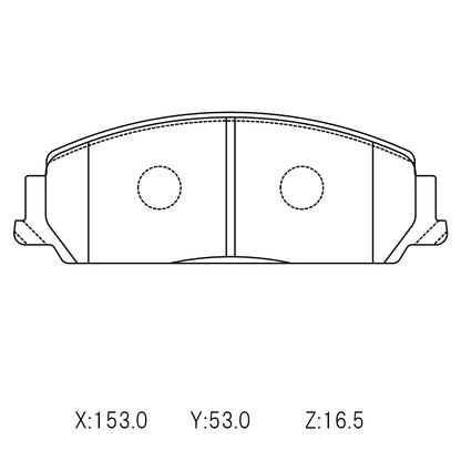WinmaX W3 Performance Trackday Brake Pads Holden VE Commodore Front