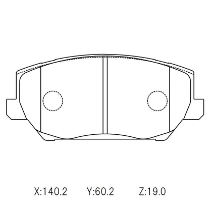 WinmaX W1 Performance Trackday Brake Pads Hyundai i30N Front