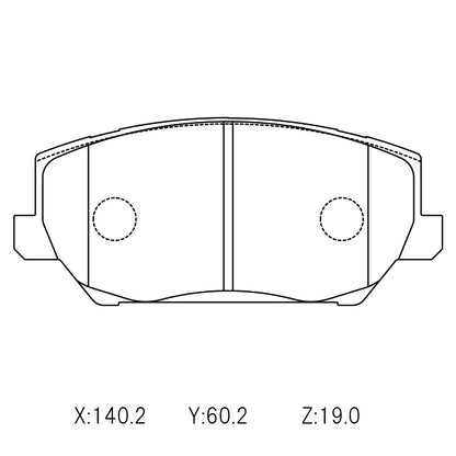WinmaX W3 Performance Trackday Brake Pads Hyundai i30N Front