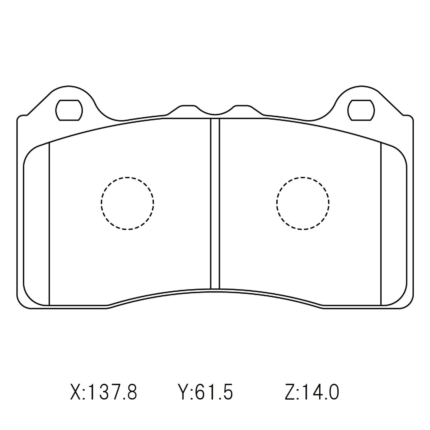 WinmaX W1 Street Performance Brake Pads Ford Focus III RS (Brembo) Front