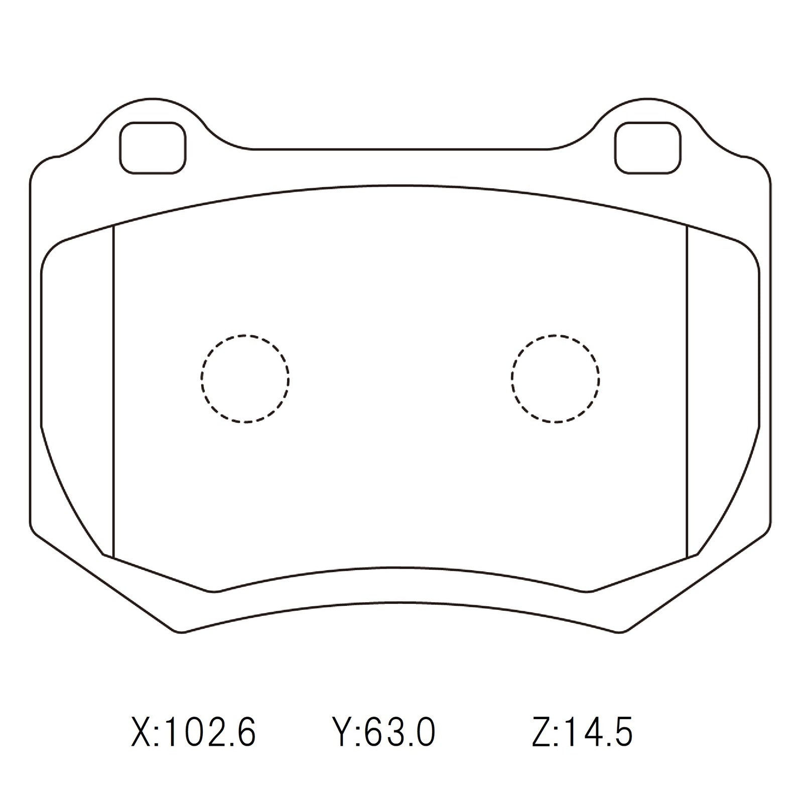 WinmaX W1 Street Performance Brake Pads Subaru WRX STI 2018 / Kia Stinger Front