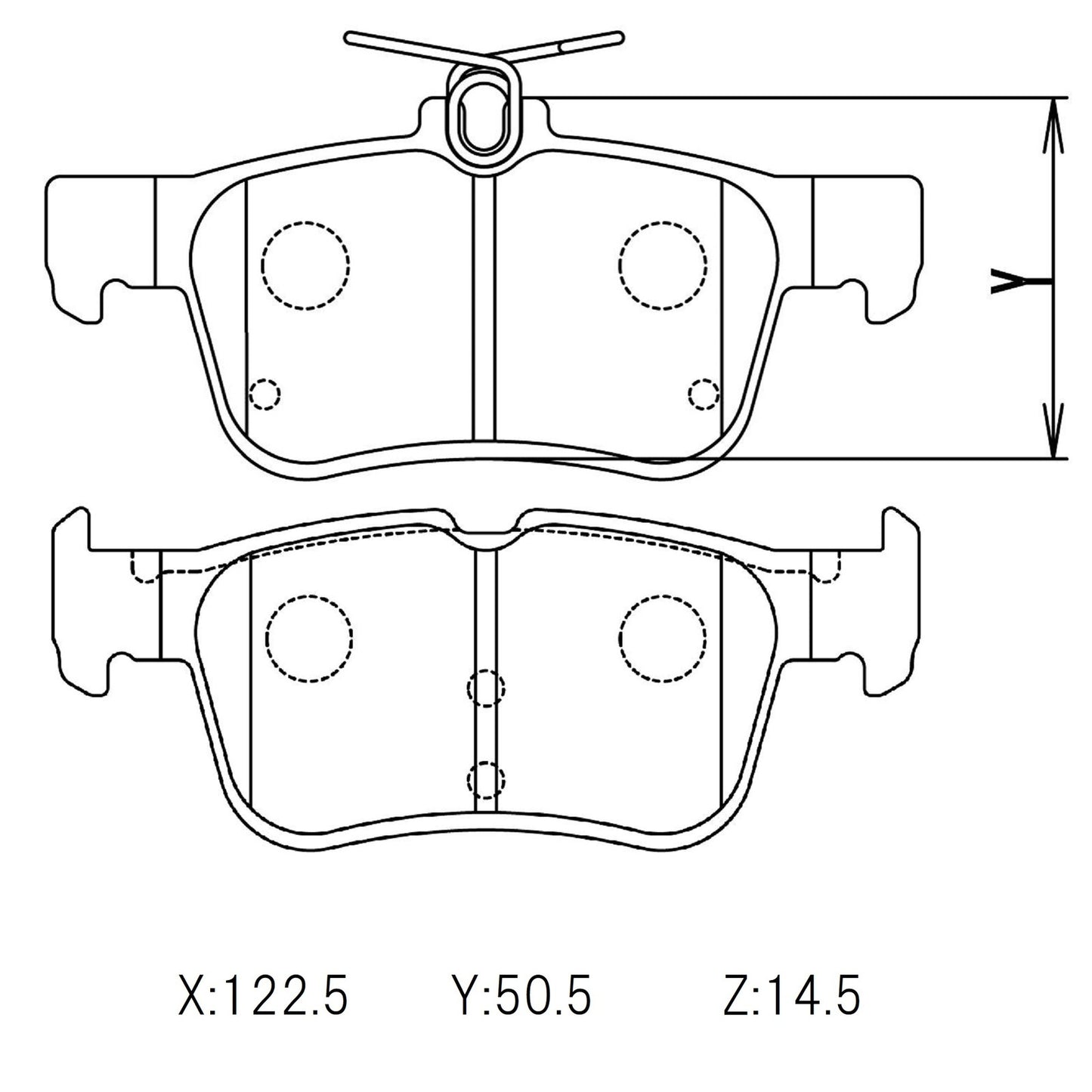 WinmaX Performance Brake Pads Honda Civic Type R FK8 and FL5 rear