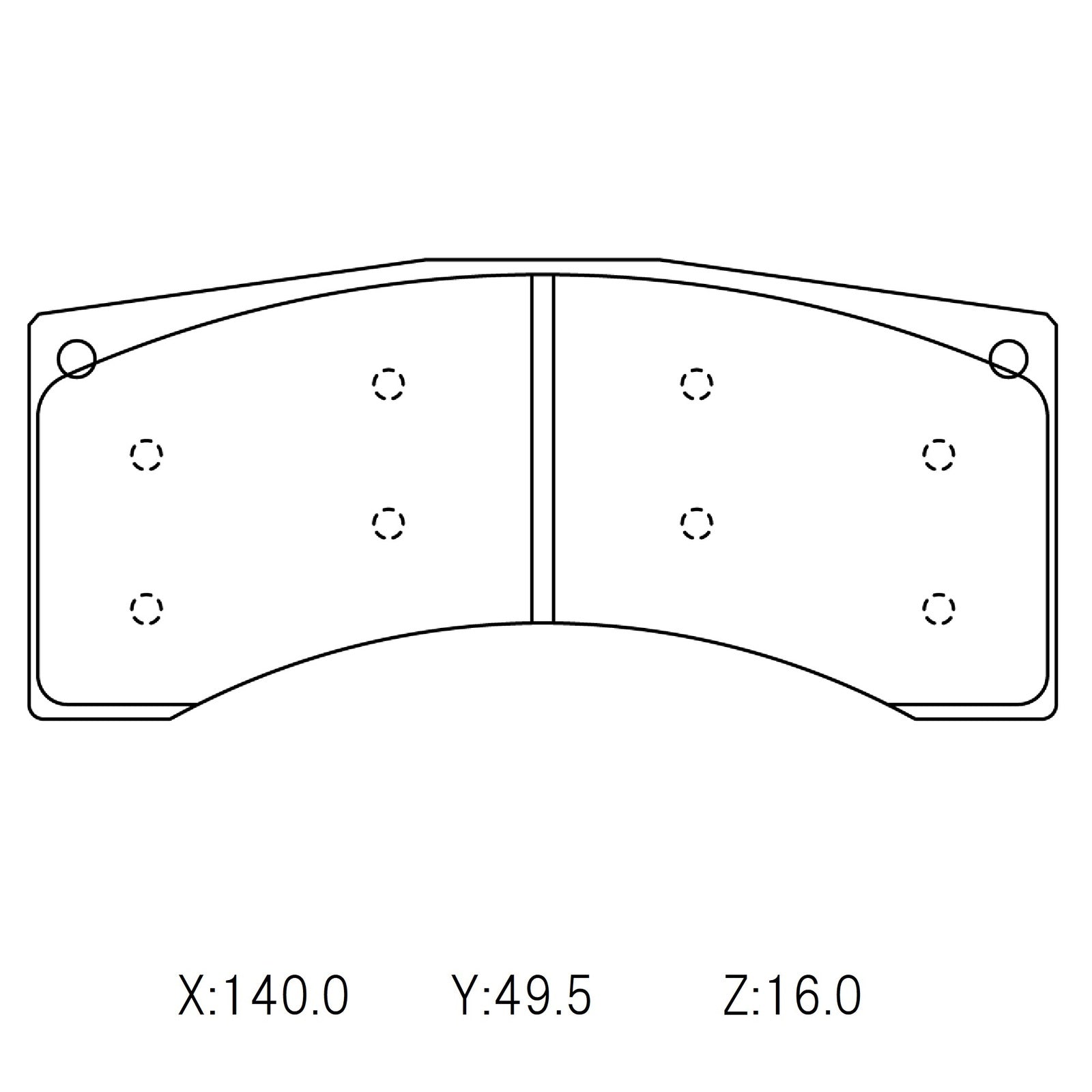 WinmaX W6.5 Race Brake Pads Brembo 4 pot RD46 Fiesta R5 Gravel Rally