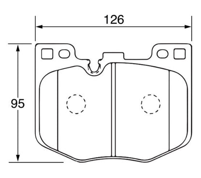 WinmaX W3 Performance Trackday Brake Pads Toyota Supra 2018 A90 GT / GTS Front
