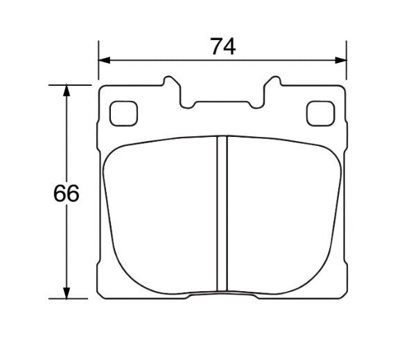 WinmaX W3 Performance Trackday Brake Pads Toyota GR Yaris / GR Corolla Rear