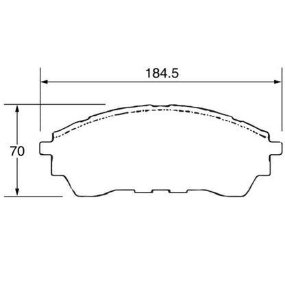 WinmaX WP2 4x4 Heavy Duty Brake Pads Ford Ranger Raptor 2019