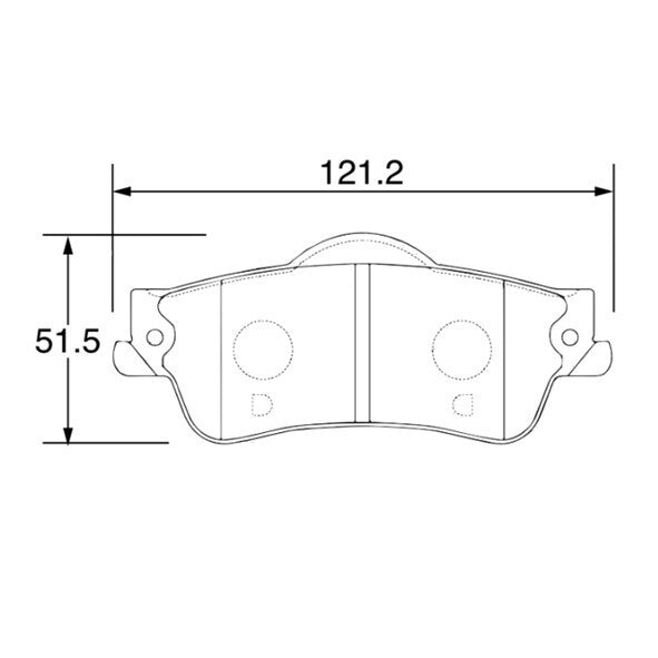 WinmaX W1 Street Performance Brake Pads Holden VE Commodore Rear