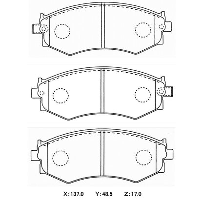Winmax W6.5 Race Brake Pads Hyundai Lantra (EXCEL UPRADE)