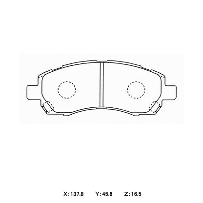 WinmaX W5 Performance Trackday Brake Pads Subaru Impreza / Forester / Liberty / Outback Front