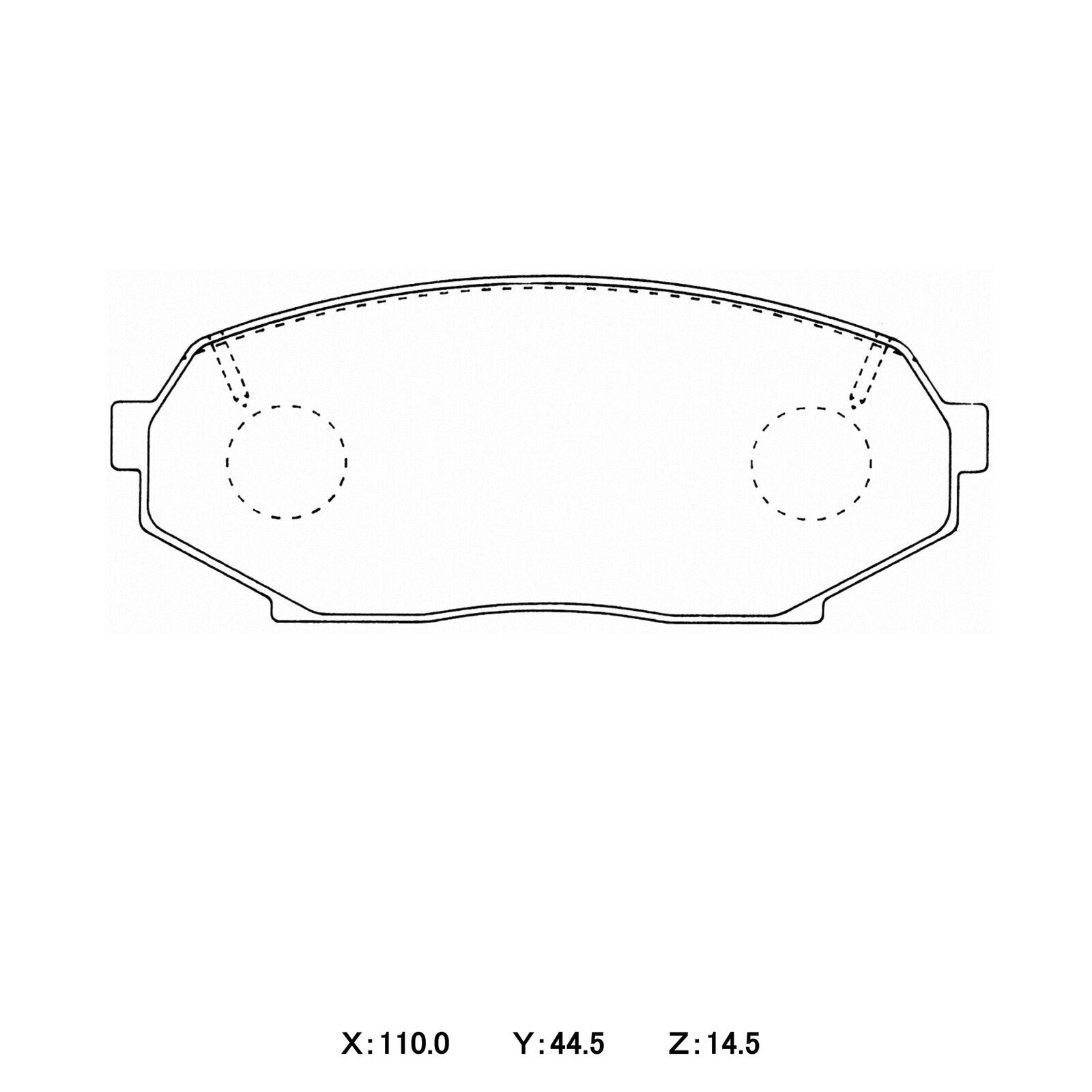 WinmaX W5 Performance Trackday Brake Pads MAZDA MX5 (NA6) Front