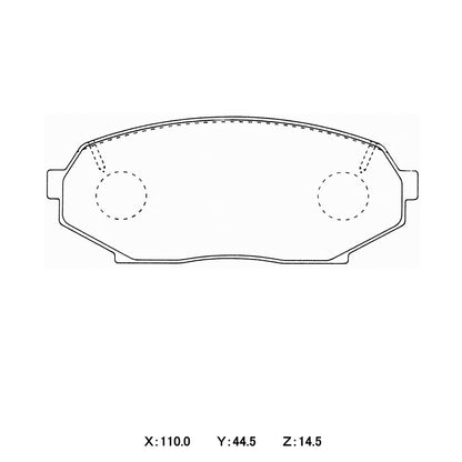 WinmaX W3 Performance Trackday Brake Pads MAZDA MX5 (NA6) Front