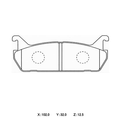 WinmaX W3 Performance Trackday Brake Pads MAZDA MX5 (NA6) Rear
