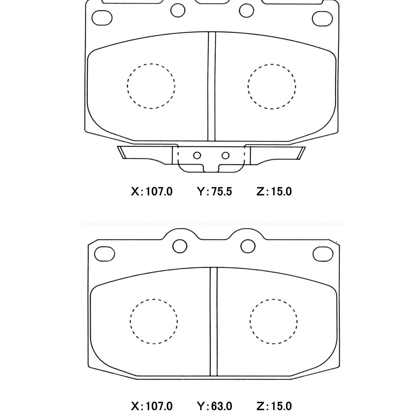 WinmaX W3 Performance Trackday Brake Pads Mazda RX7 FD Front