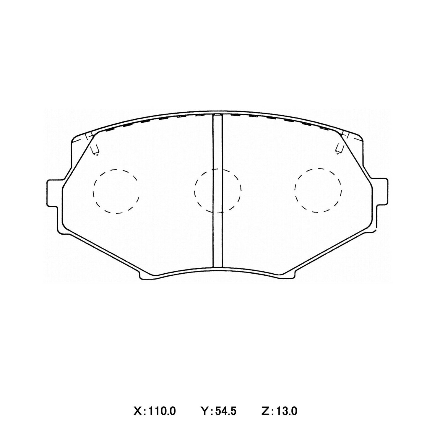 WinmaX W3 Performance Trackday Brake Pads Mazda MX5 (NB & NB8A) Front