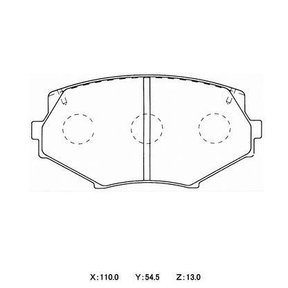 WinmaX W5 Performance Trackday Brake Pads Mazda MX5 (NB & NB8A) Front