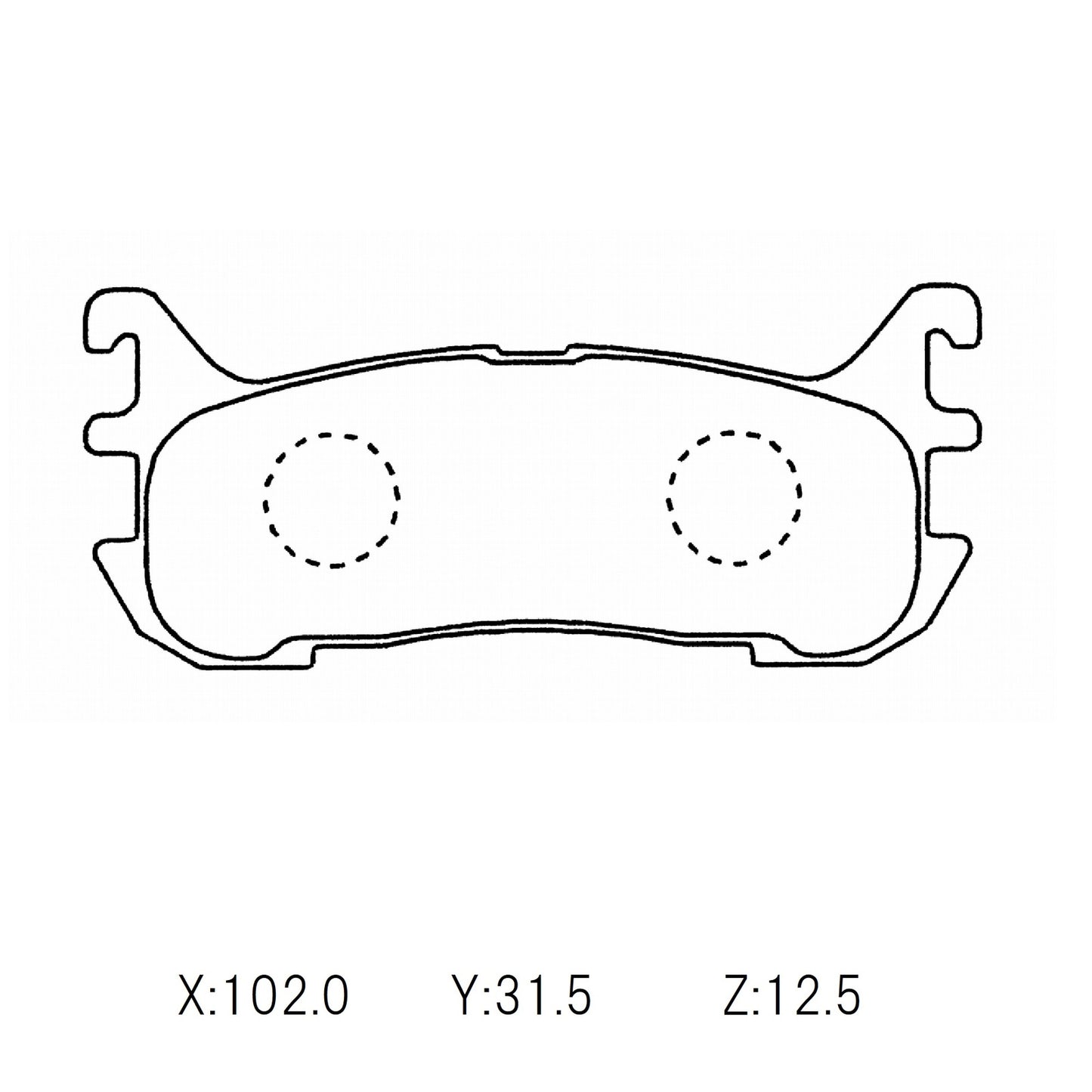 WinmaX W3 Performance Trackday Brake Pads Mazda MX5 (NB & NB8A) Rear