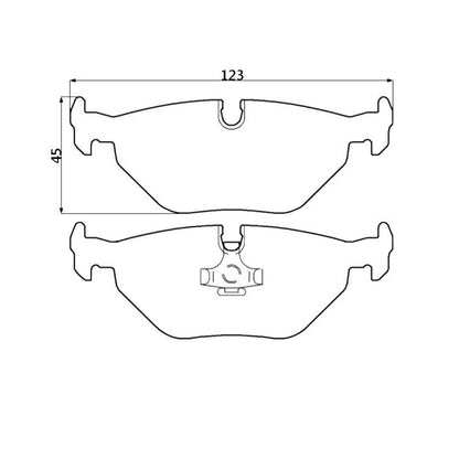 winmax w5 high performance brake pads designed for use in motorsport and racing. BMW E36 Rear