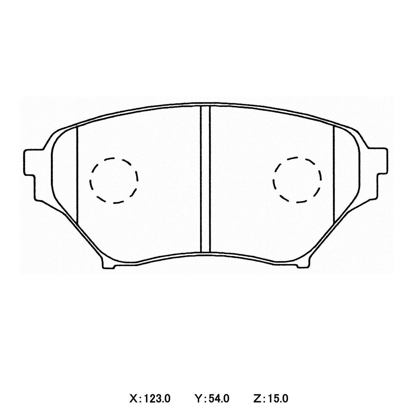 WinmaX W3 Performance Trackday Brake Pads Mazda MX5 NB8B Front