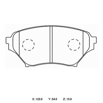 WinmaX W5 Performance Trackday Brake Pads Mazda MX5 NB8B Front