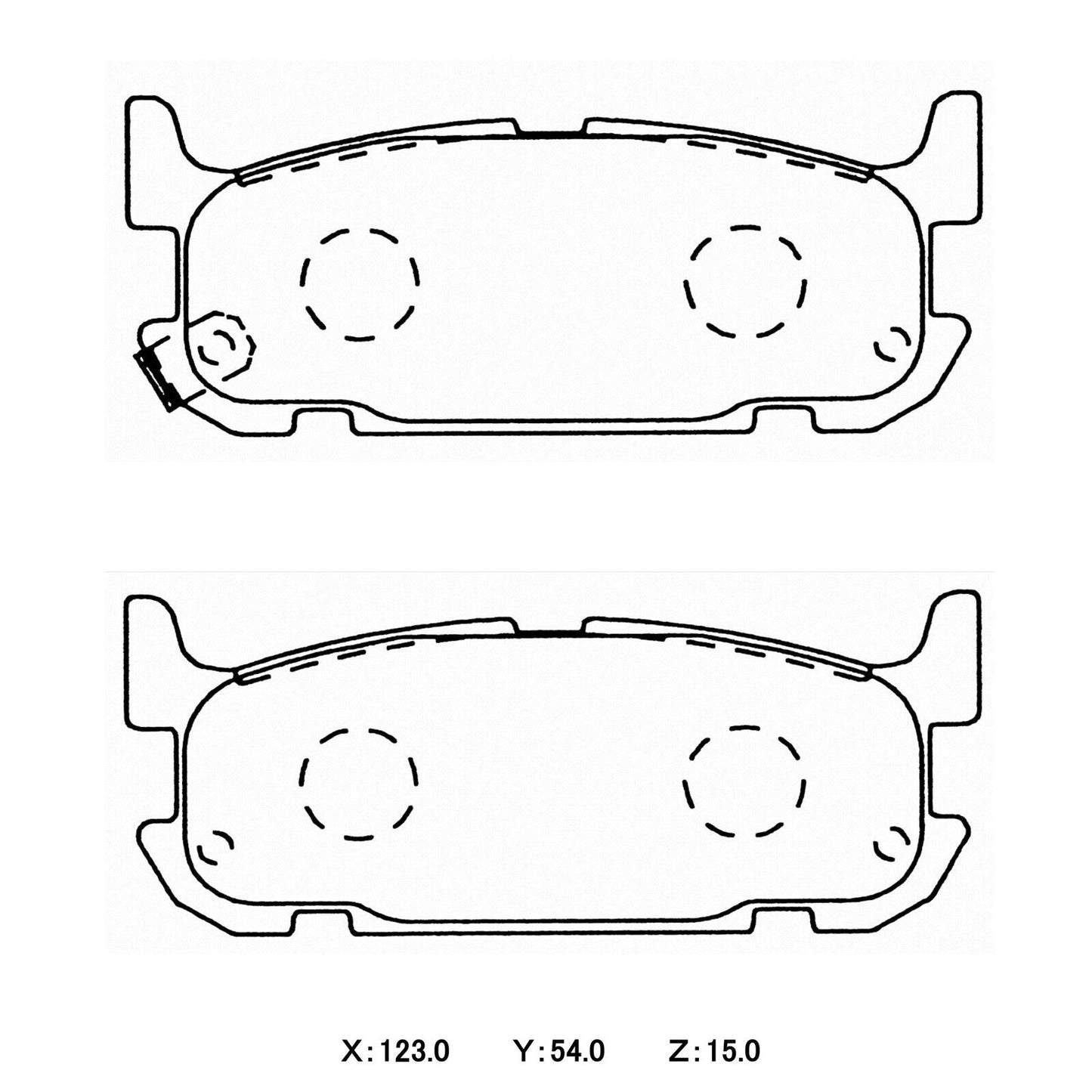 WinmaX W3 Performance Trackday Brake Pads Mazda MX5 NB8B Rear