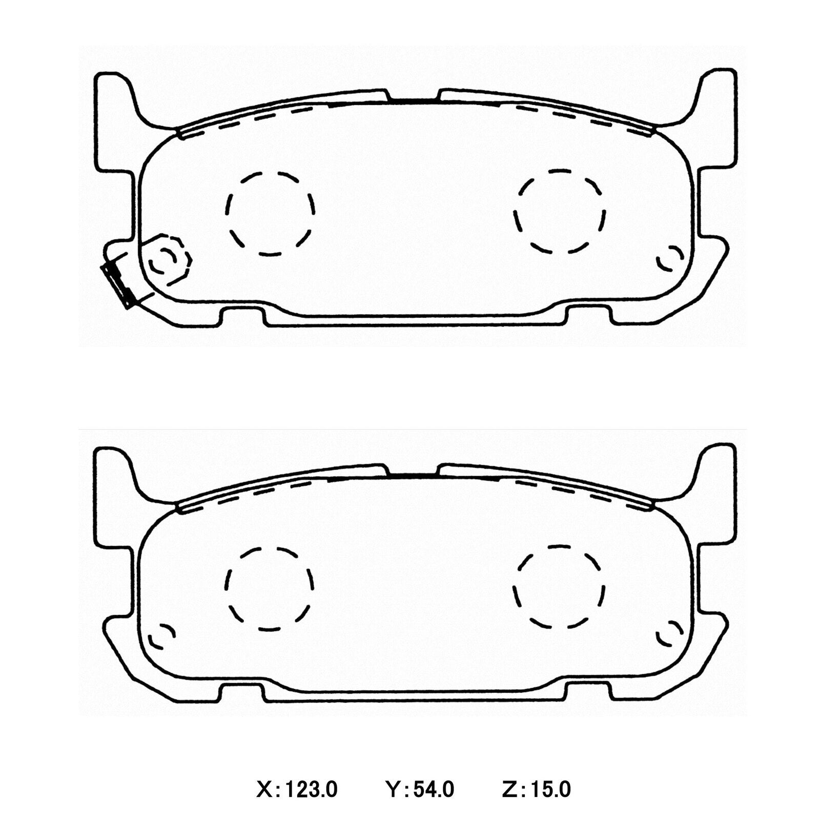 WinmaX W3 Performance Trackday Brake Pads Mazda MX5 NB8B Rear