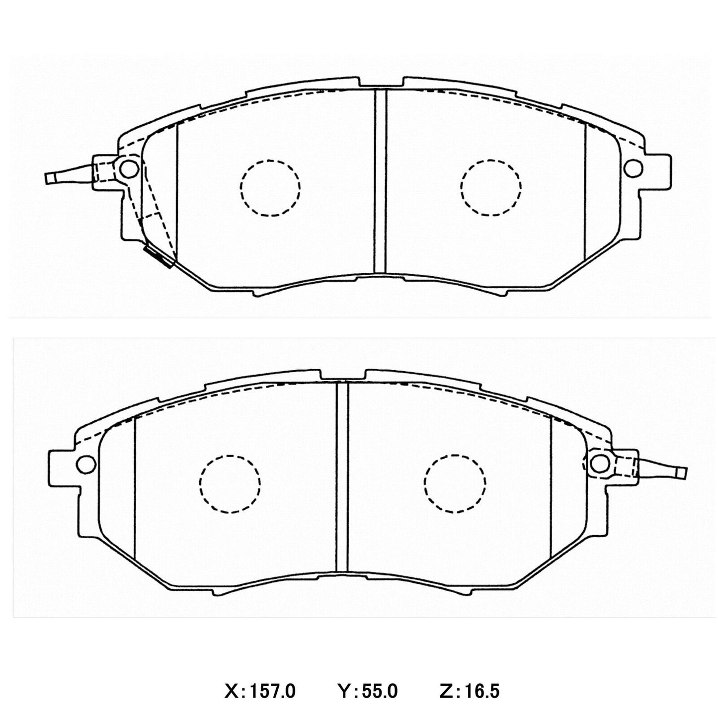 WinmaX W2 Street Performance Brake Pads Subaru Forester / Liberty / Legacy/ Outback Front