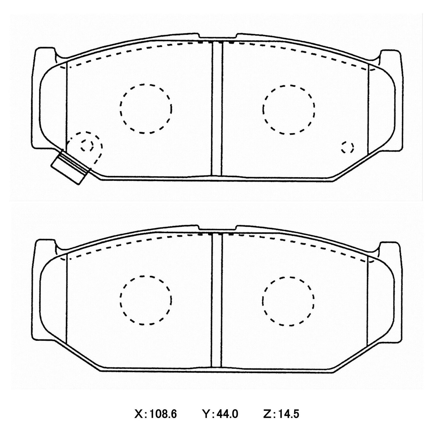 WinmaX W5 Performance Trackday Brake Pads Suzuki Swift Sport EZ Front