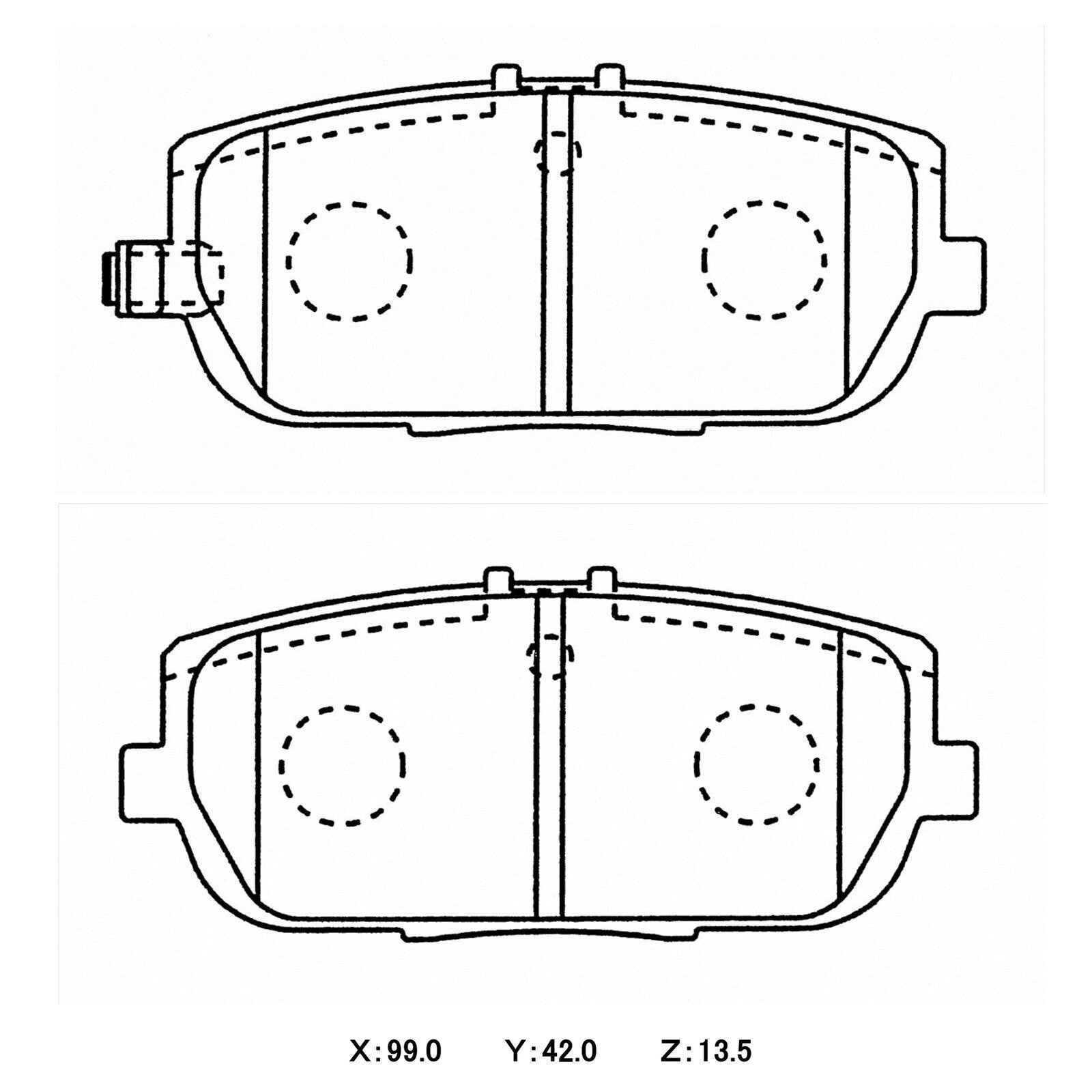 WinmaX W1 Street Performance Brake Pads Mazda MX5 NC / ND Rear