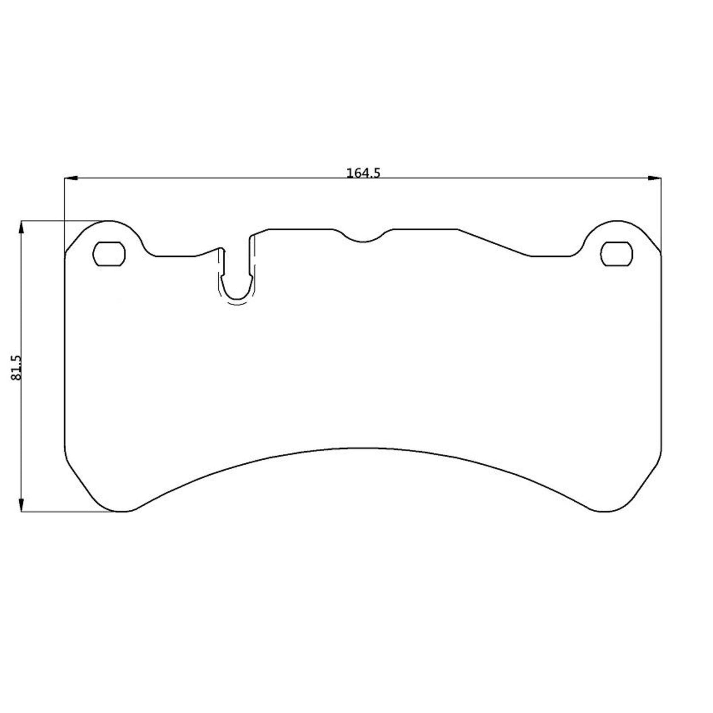 WinmaX W7 Race Brake Pads Brembo 6pot WRX STI 2018 / Ford FPV Falcon GT / Mercedes CLK55 Front