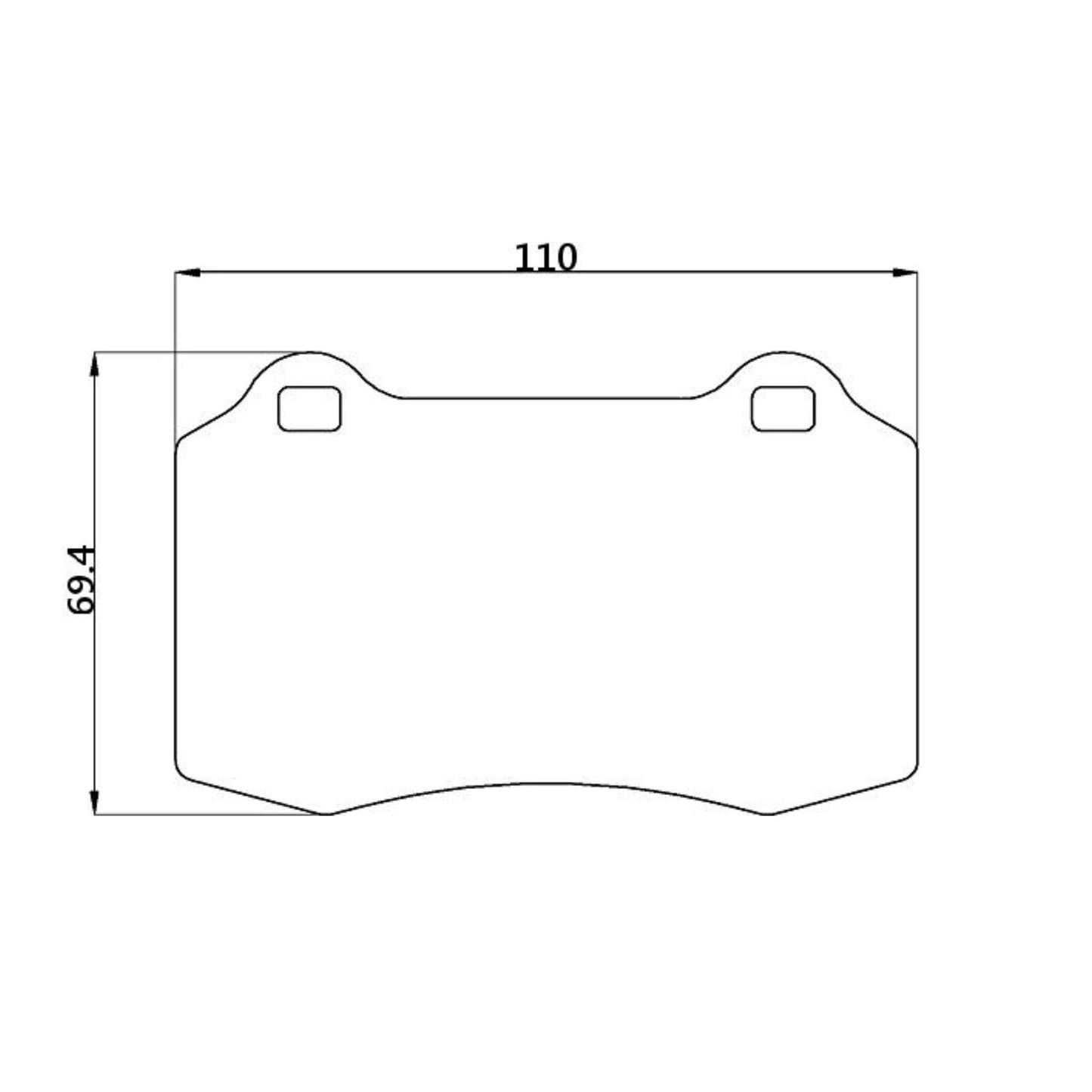 WinmaX W1 Street Performance Brake Pads Ford FPV Falcon GT 4pot Brembo Rear