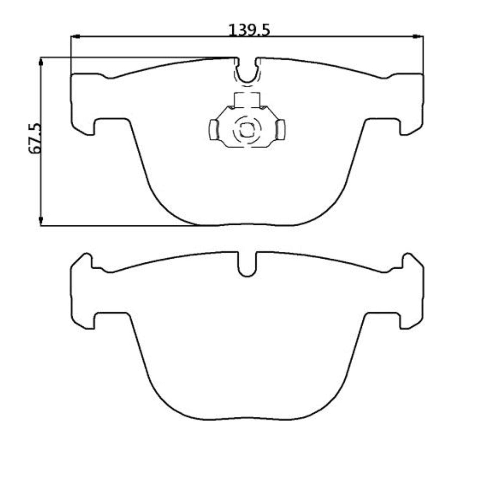 WinmaX W1 Street Performance Brake Pads BMW M3 (E92) / M5 (E60) / X5M Rear