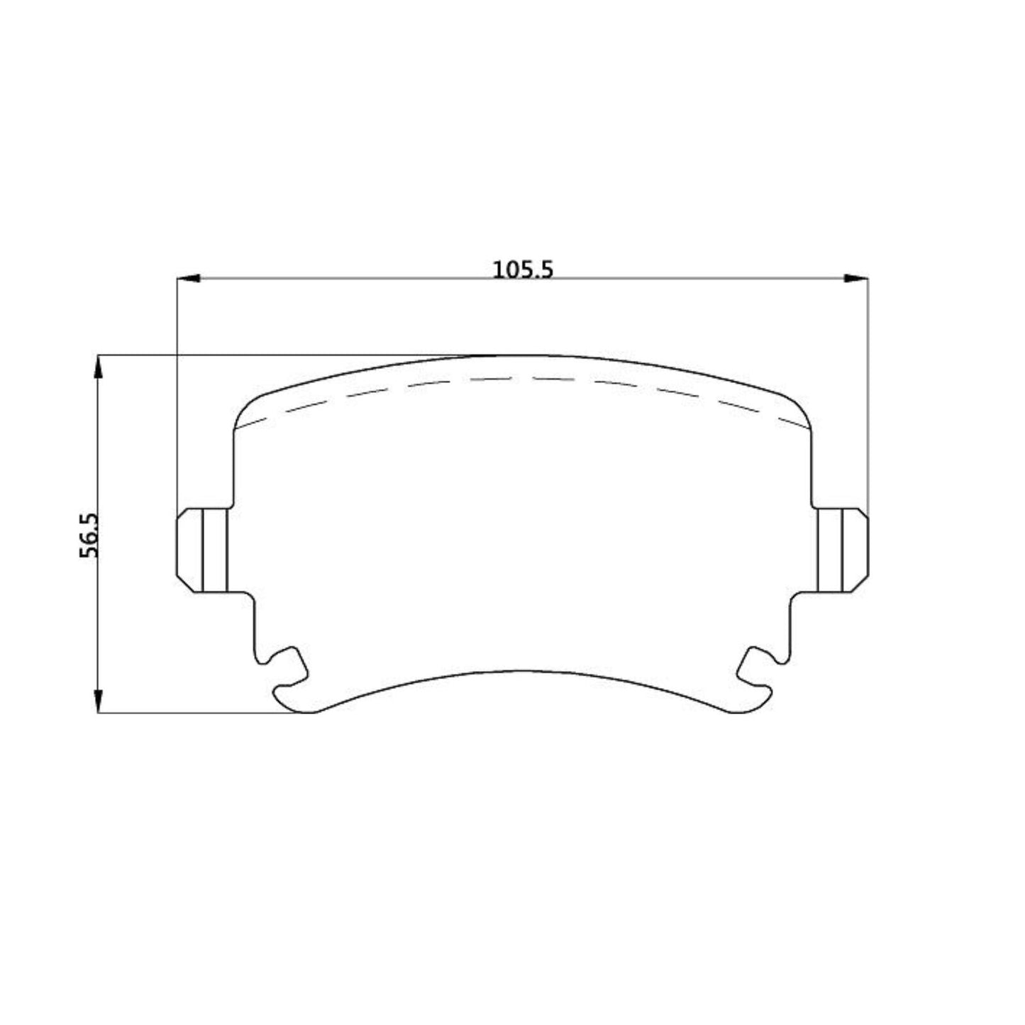 WinmaX W1 Street Performance Brake Pads Volkswagen Golf V, VI / Audi TT / S3 Rear